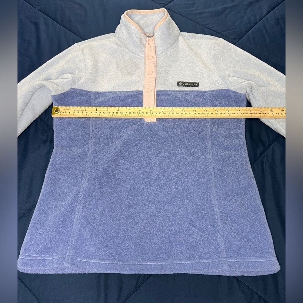 Columbia Light Blue and Pink Fleece Top - Picture 3 of 5